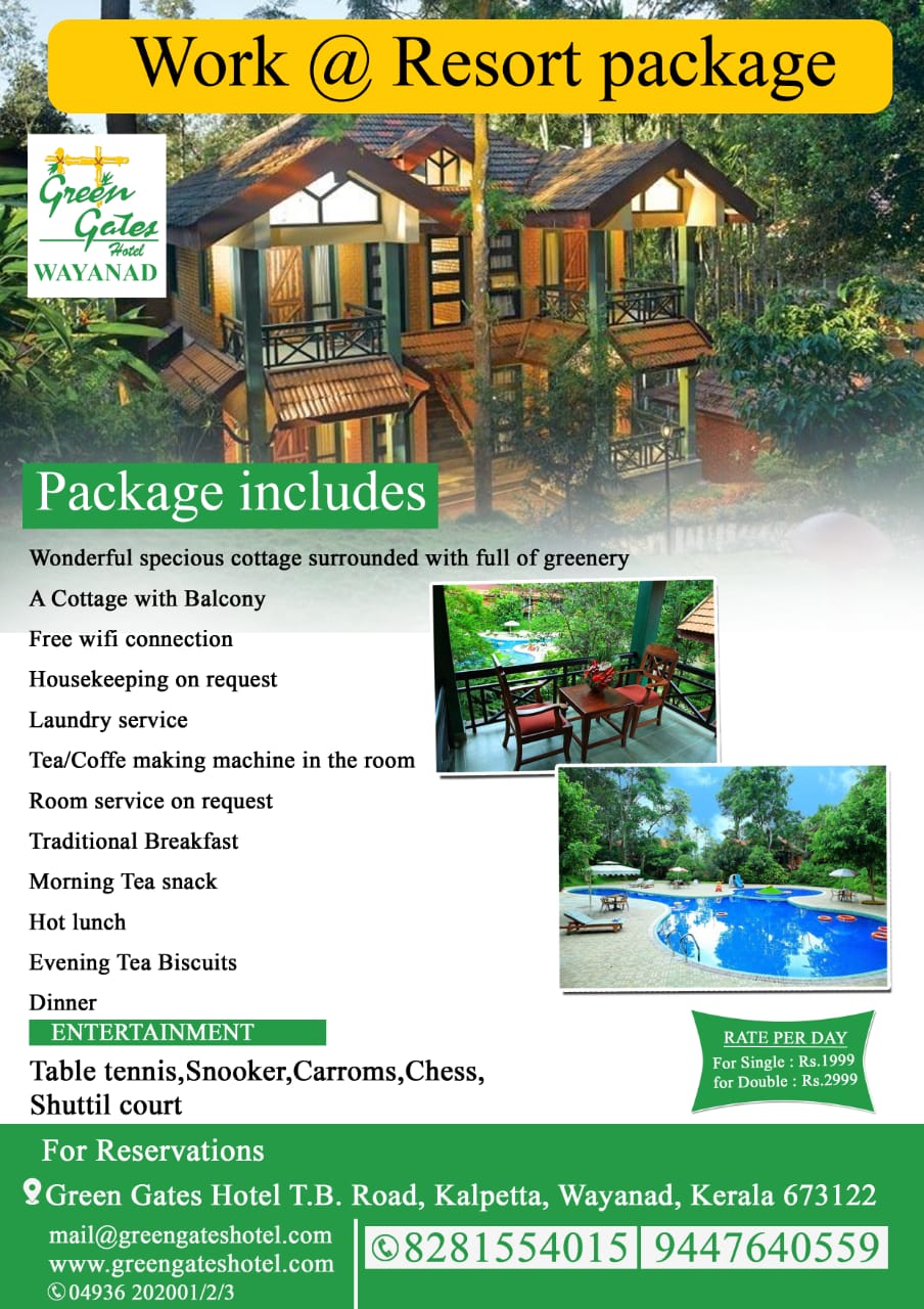 resorts in wayanad with private swimming pool